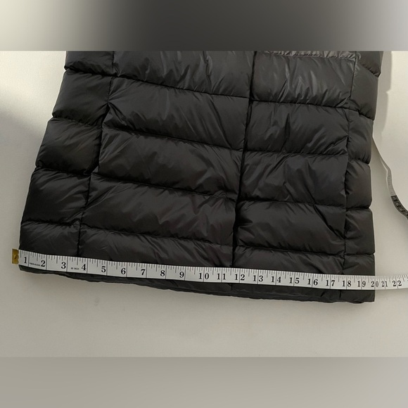 POLO RALPH LAUREN Water Resistant Down Hooded Vest Magnum Grey XS Fur trim - Picture 4 of 16